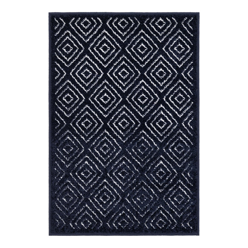 Tapis intérieur / extérieur Sabrina Soto Logan, Rectangle 2 pi x 3 pi 1 po