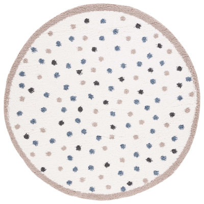 Calico Shag Performance Polka Dots Rug