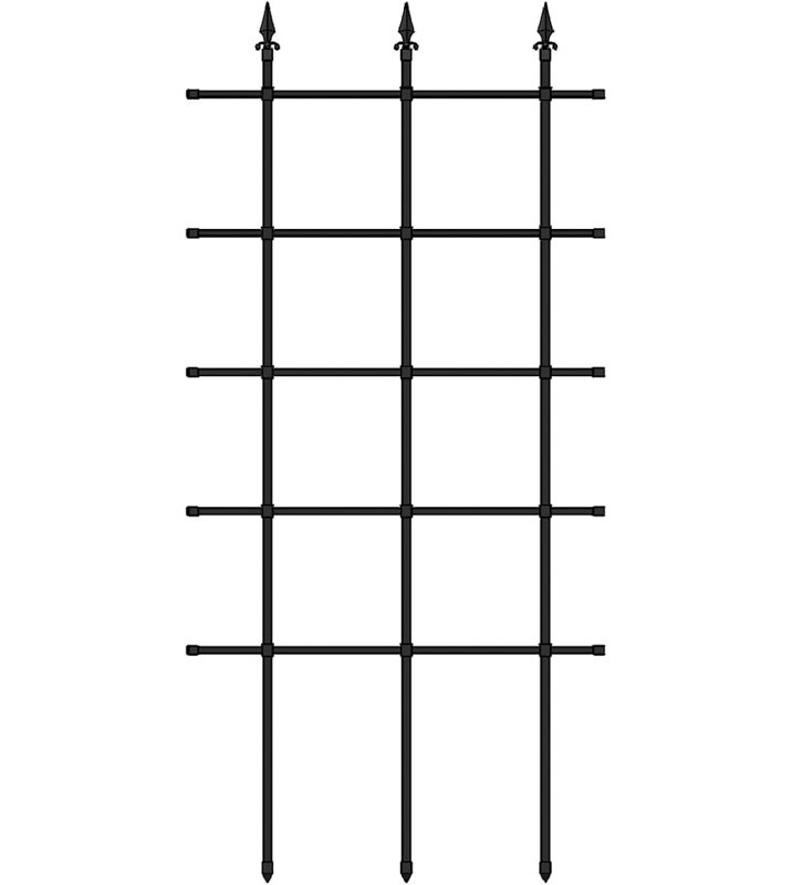  Metal Rose Trellis W90 x H180cm, 180cm x2