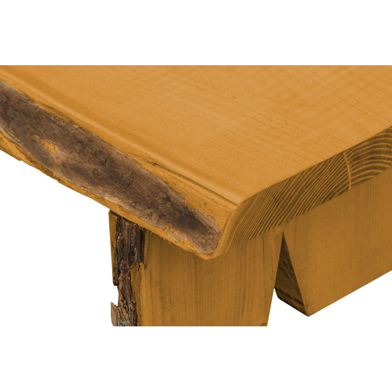 Piédestal Alsup, H 9 po x l 36 po x P 13 po, Teinture naturelle