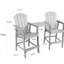 Méridienne d'extérieur en blanc, conception classique, fabrication de hanches et d'acier inoxydable, plateau central pour petits objets, siège blanc avec style, matériau, 304 accessoires, cour arrière