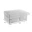 37.79cm Wide Rectangle No Pattern Footstool Ottoman with Storage-1329134946