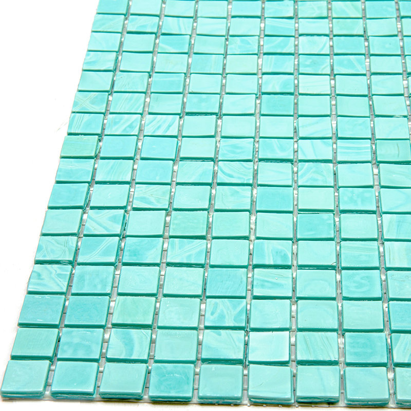 Skosh 0.6" x 0.6" Glass Grid Mosaic Wall & Floor Tile