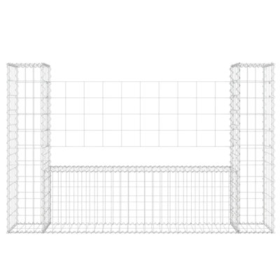 Silver Metal Fence Panel