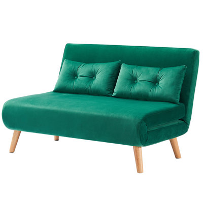 Donlon 2 Seater Velvet Sofa Bed