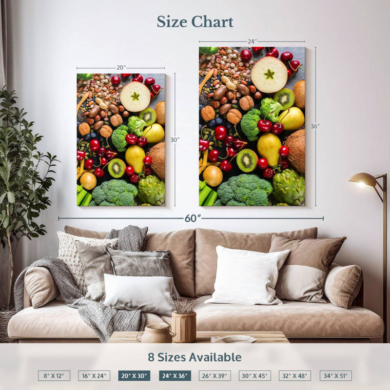 Yarlin Nutrition, 36" H x 24" W