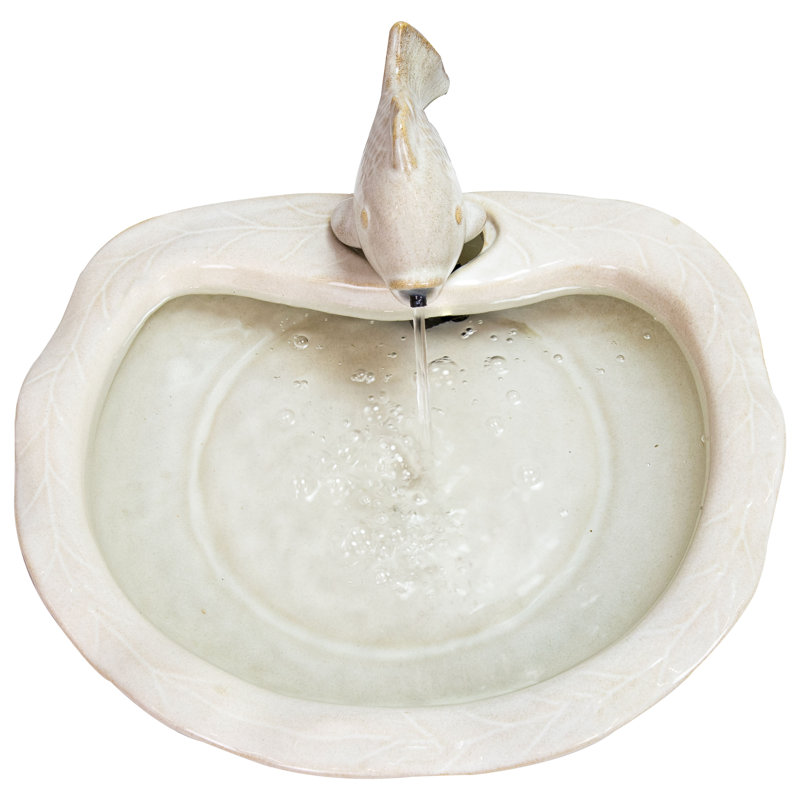Fontaine d'extérieur Bromaard Aqua, Blanc