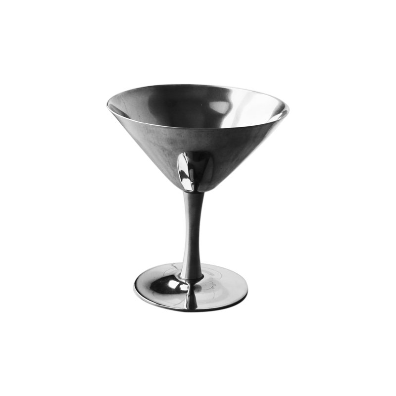 Verre à martini menu et banquet - 12 pièces - Argent, 7 oz