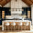5-Light 63" Width Oversize Kitchen Island Lighting