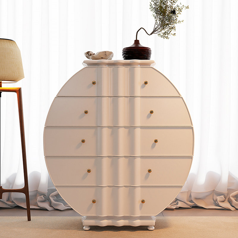 Armoire décorative vintage, Blanc