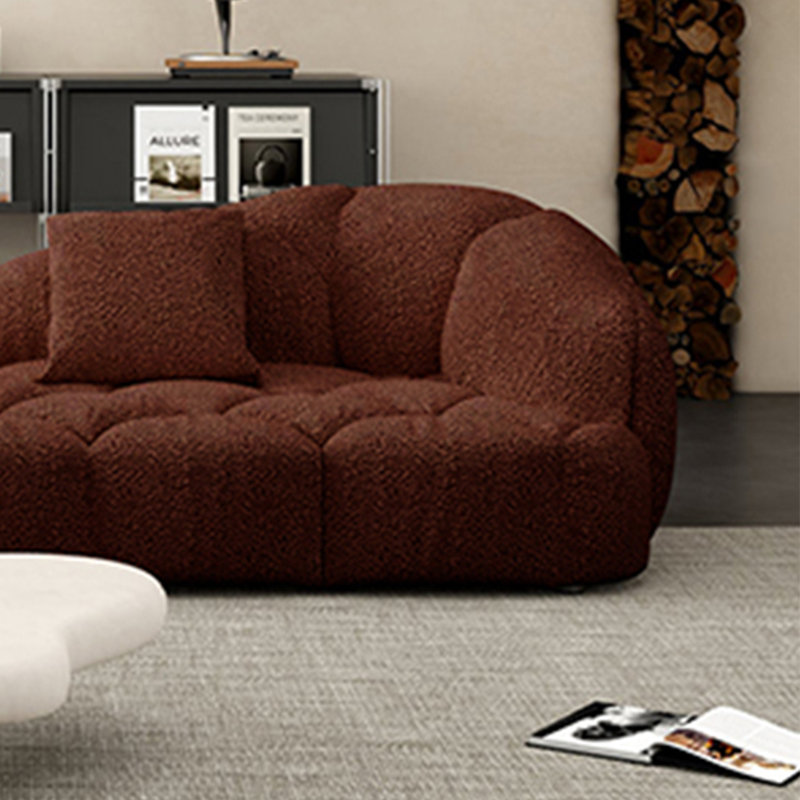 Canapé Marshmallow, Caramel, H 27,55 po x l 74,8 po x P 45,27 po