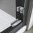 56-60 In. W X 62 H Bathtub Sliding Door, Matte Black Semi , Thick Tempered Glass, Stainless Steel And Strong Handles Tub Clear 304 Rust-