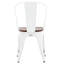 Chaise de patio empilable Yancey-479040907