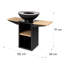 Rectangle Steel Smokeless Fire Pit-69312624