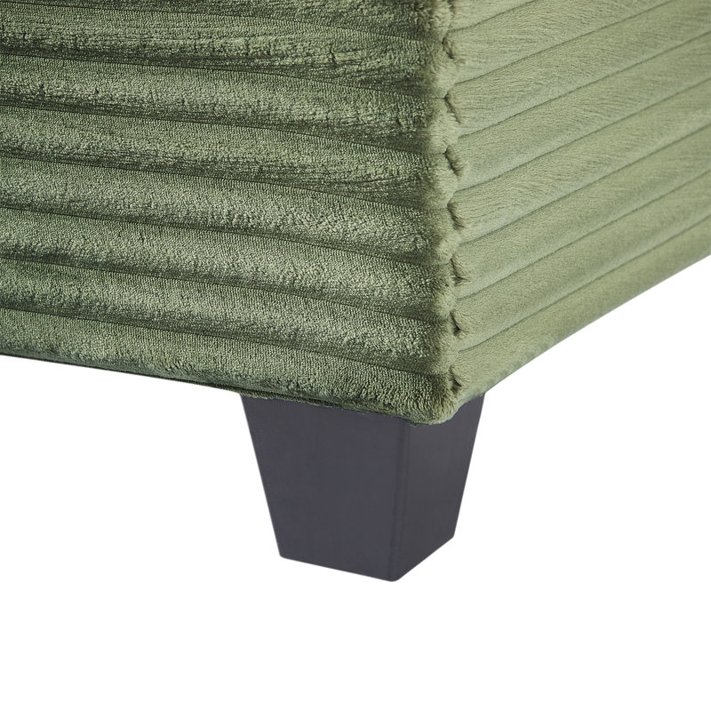 Canapé modulaire Canapé modulaire en L de 125,2 po, Vert
