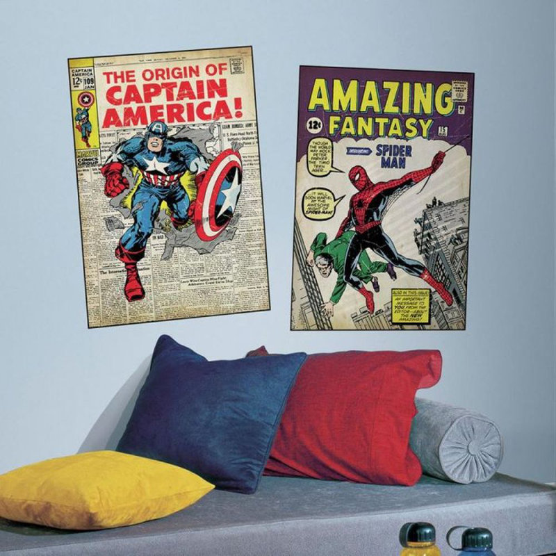 Spiderman Comic Book Wall Sticker