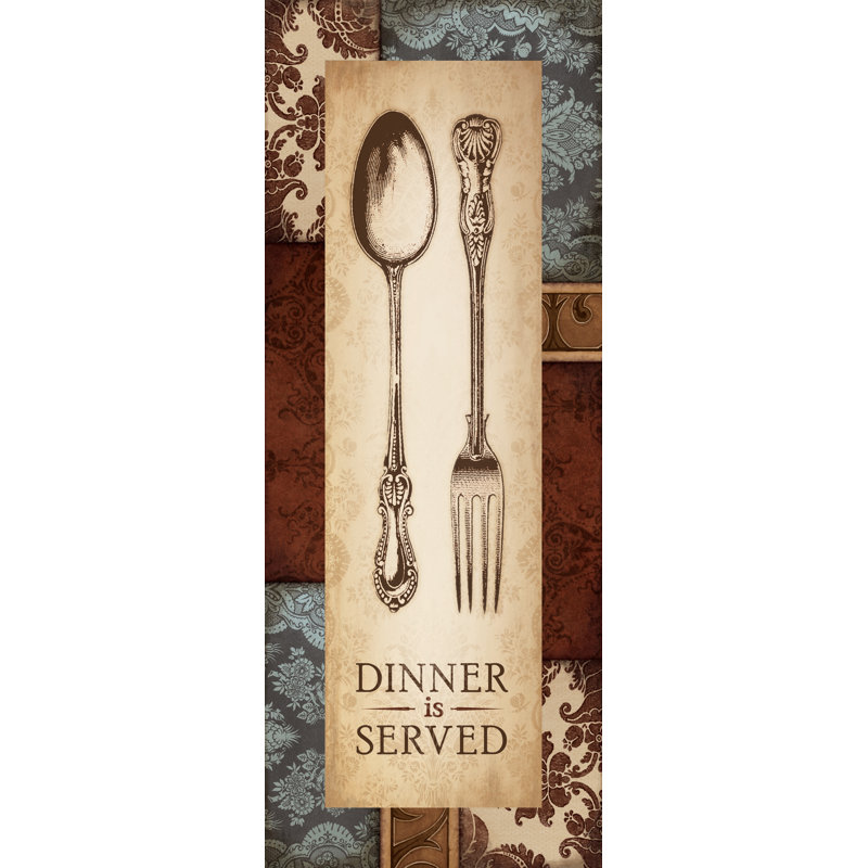 Dinner Is Served Cool - Painting Print, 122cm H x 81cm W, Black Floater Framed