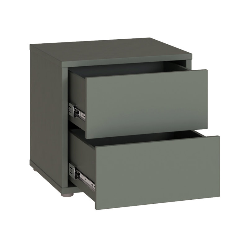 49.8 cm W Bedside Table, Sage