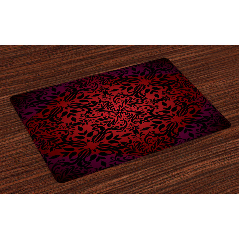 Bellamira Flowers Leaves Placemat