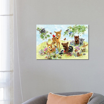 Field Of Critters - Wrapped Canvas Print