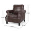 Fauteuil club l 36,5 po Cohligan-70932731