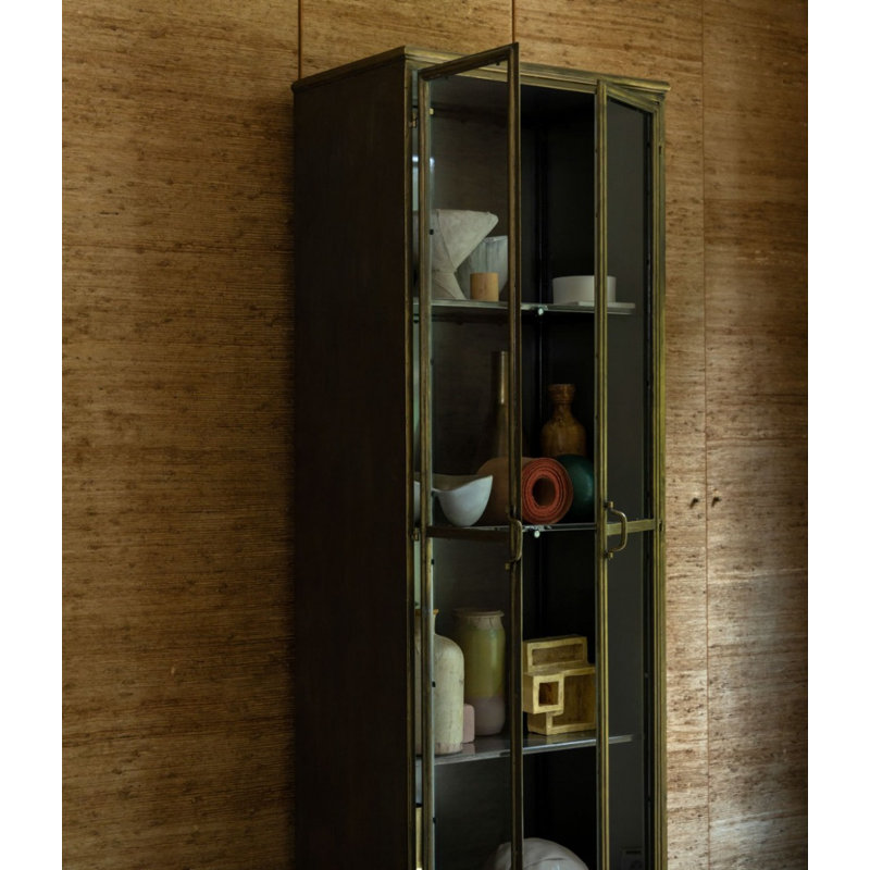 Gertlush Metal Accent Cabinet