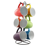 6 Piece Coffee Mug Set With Stand