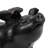 Flying Pig Sculptural Accent Set of 2 7" x 3" x 5.5" Black