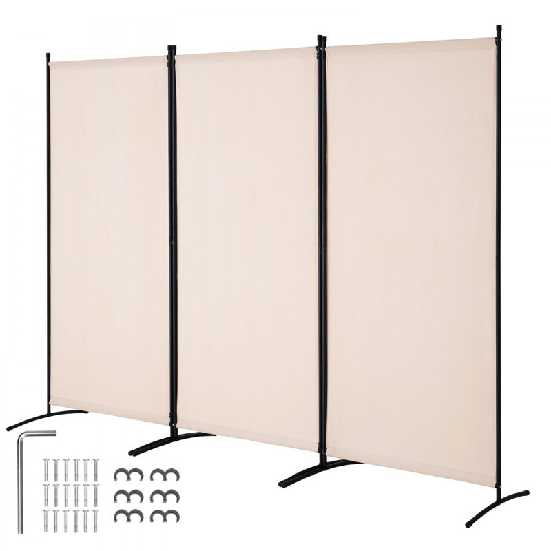 Paravent, paravent à 4 panneaux, écran d'intimité pliant et paravent de séparation portatif pour la séparation de pièce, cloisons autoportantes pour bureau, chambre à coucher, salon