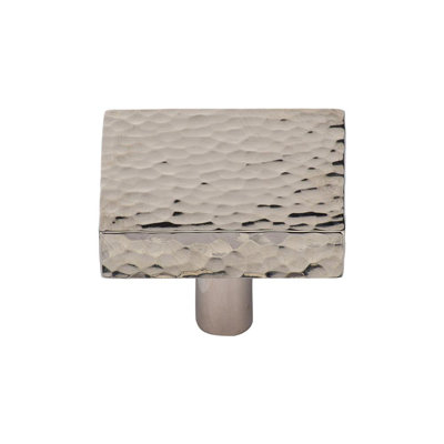 Hammered Square Cabinet Knob