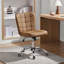 Modern Tufted Armless Leather Desk Chair-1189019835