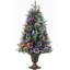 Arbre de Noël, arbres de Noël artificiels pré-éclairés de 3 pi avec base en pot, petit arbre de Noël enneigé avec 70 lumières DEL, décoration de Noël, fonctionnement à pile et minuterie