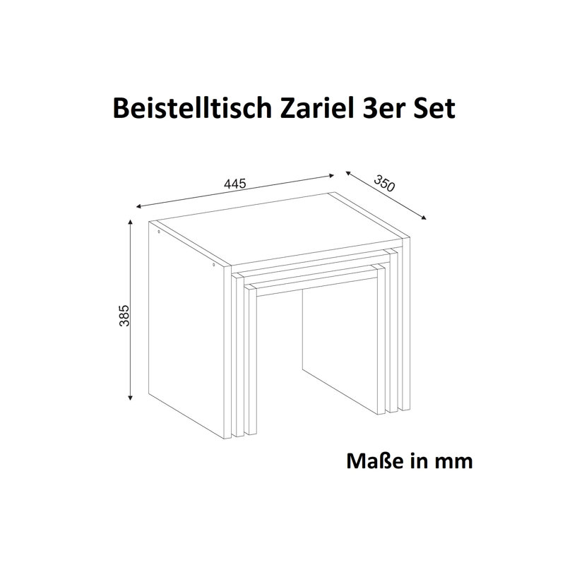 Edgebrooke Sled Nesting Tables