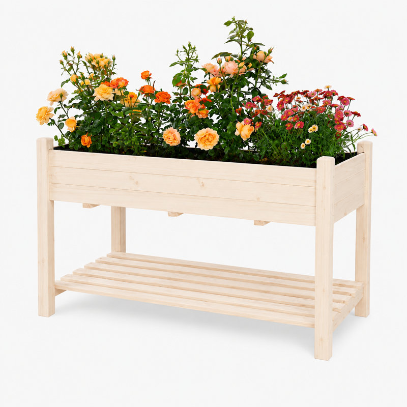 Raised Garden Bed, Beige