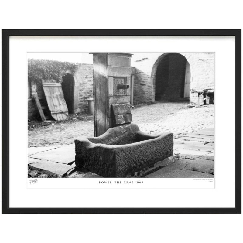 Bowes, The Pump 1969 by Francis Frith - Single Picture Frame Print, 40cm H x 50cm W x 2.3cm D