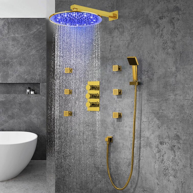 FontanaShowers Trialo All-In-One Kit with Rough in-Valve | Wayfair