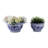 Decorative Stoneware Ceramic Planters With Timeless Garden Accent Design, Durable Artisan Craft For Stylish Display, Versatile Contemporary Plant Containers, Set Of 2