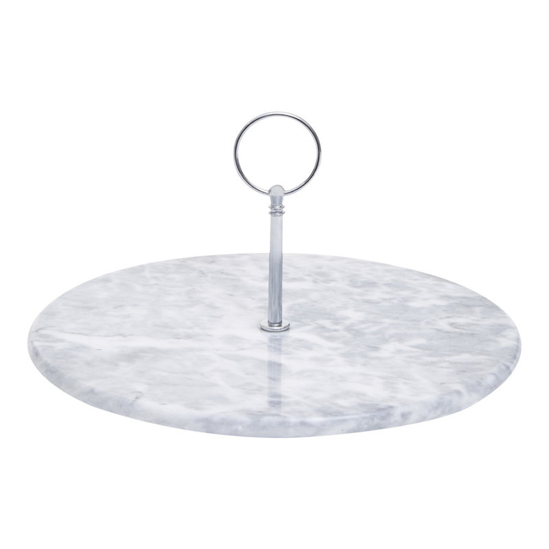 Carnamenagh Marble Cake Stand, Silver