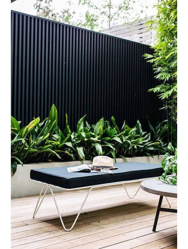106" x 8.5" Outdoor European Siding System Composite Board Paneling, Weatherproof and UV-Resistant, Black