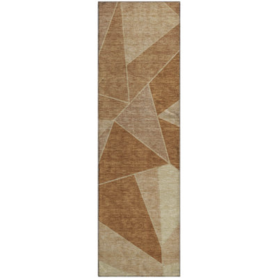 Premium Machine Washable Mayfield AMF636 Geometric Rug
