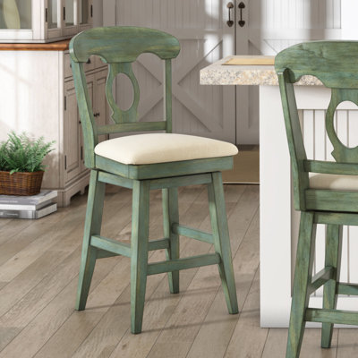 Marcotte Swivel Upholstered Counter Stool