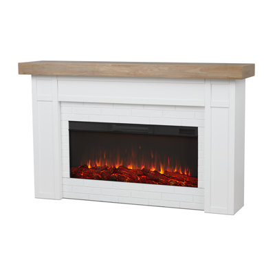 Cravenhall 64" Landscape Electric Fireplace by Real Flame