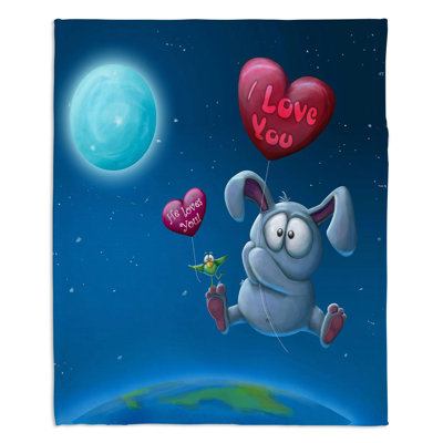 Jeté en lapin ballon 