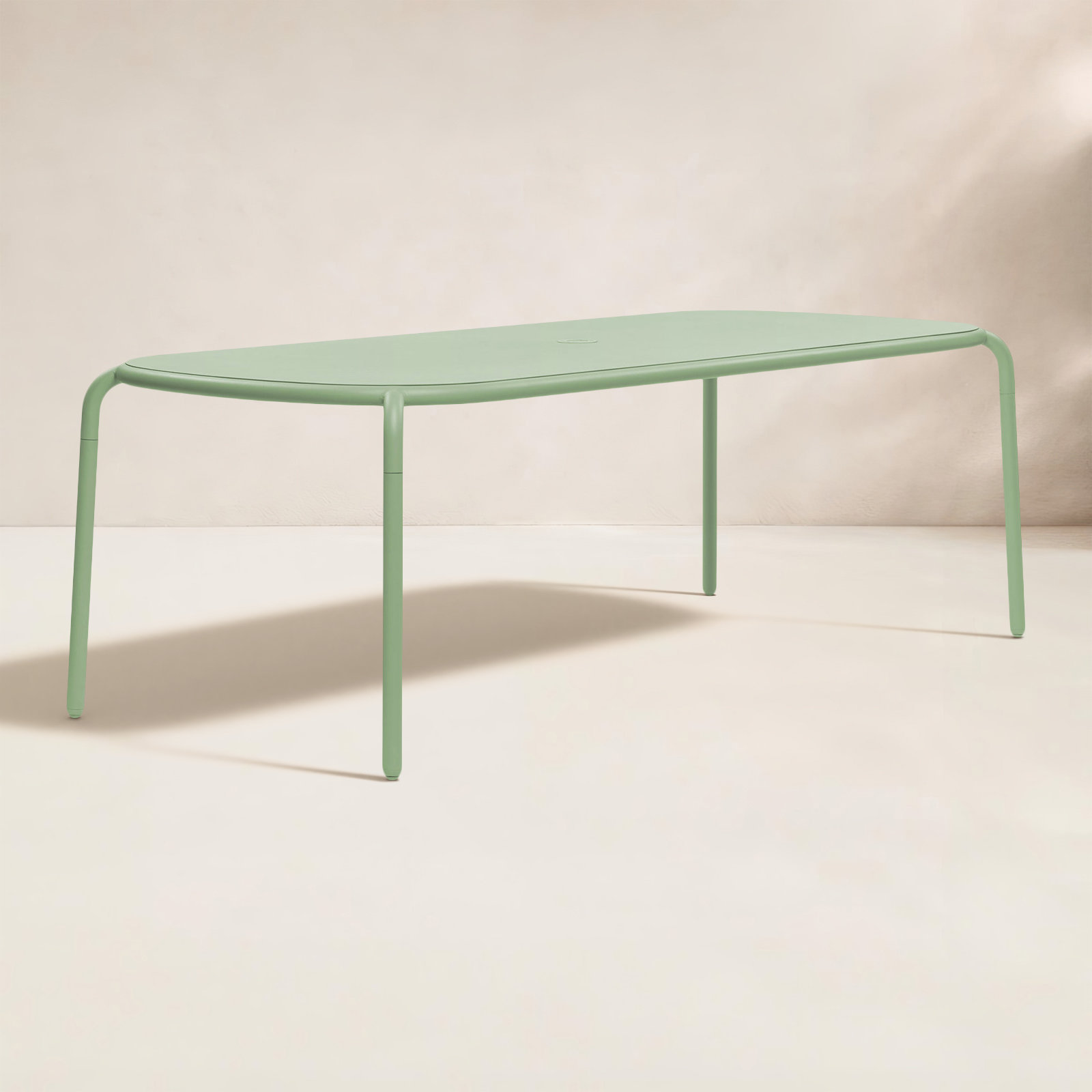 Toní 63" Patio Dining Table, Mist Green