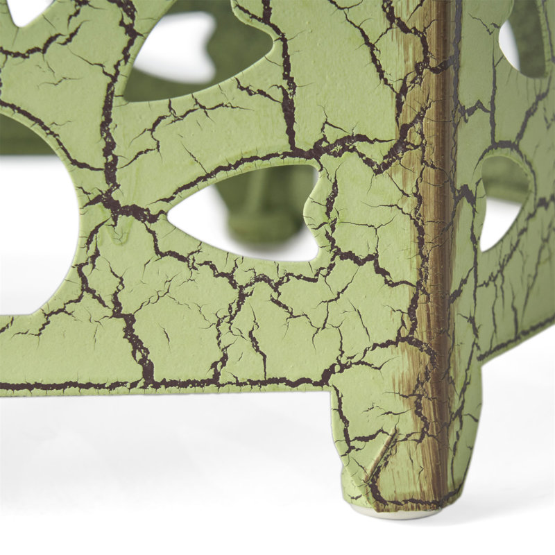 14 SIDE TABLE, 22" H x 14.25" W x 12.5" D, Green