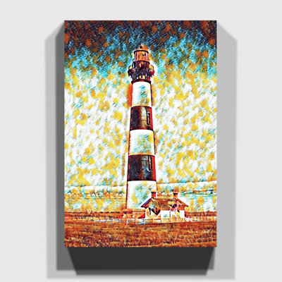 Architecture Lighthouse (6) Art - Wrapped Canvas
