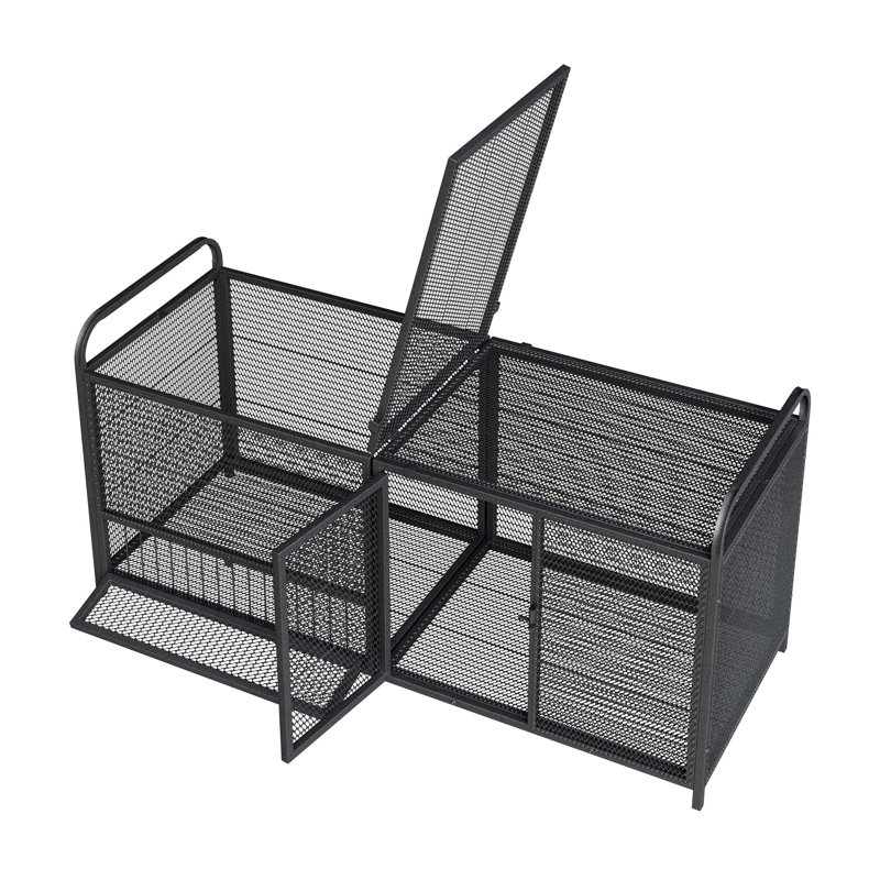 Poulailler en cage en métal