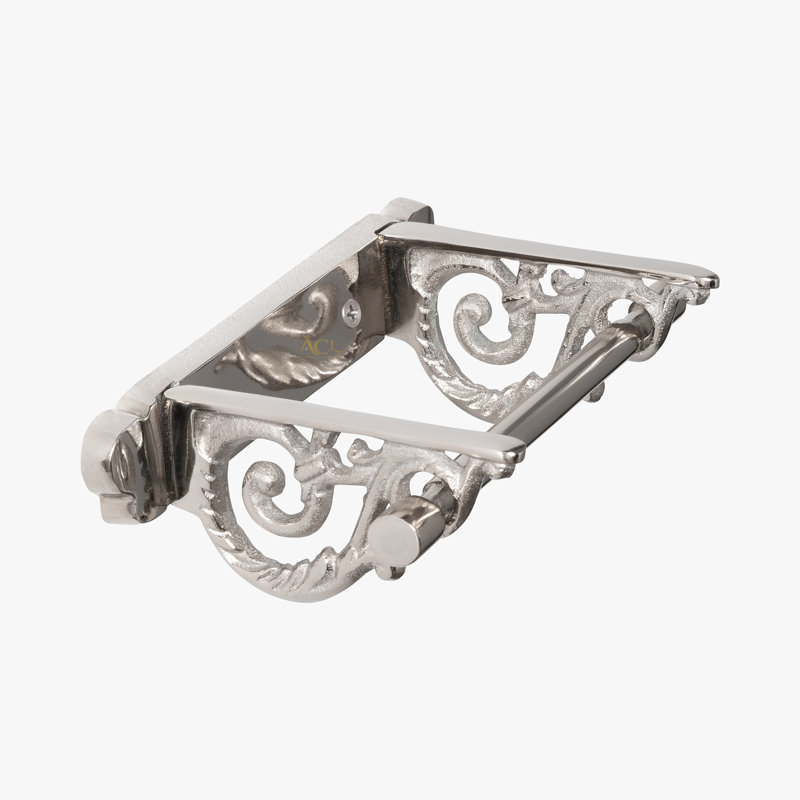 Aghvarth Wall Mounted Toilet Paper Holder, Chrome