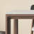 Solid wood rock plate dining table and chair set-107507736