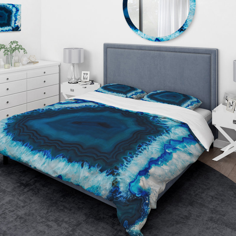 Ensemble de housse de couette à oeuf thunder designart brésilien, Housse de couette très grand + 2 taies décoratives